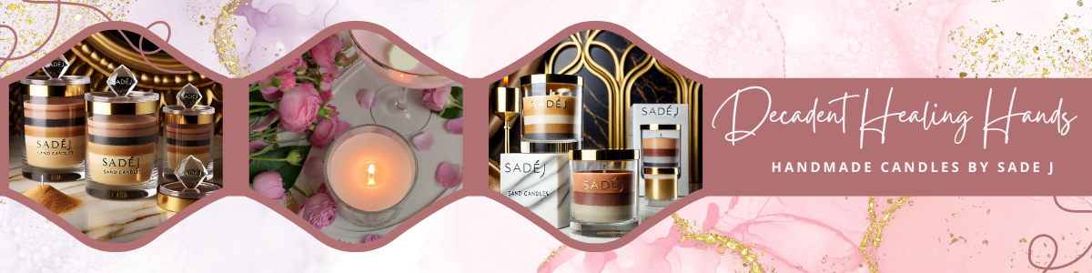 Pink Modern Elegant Scented Candles Etsy Shop Cover